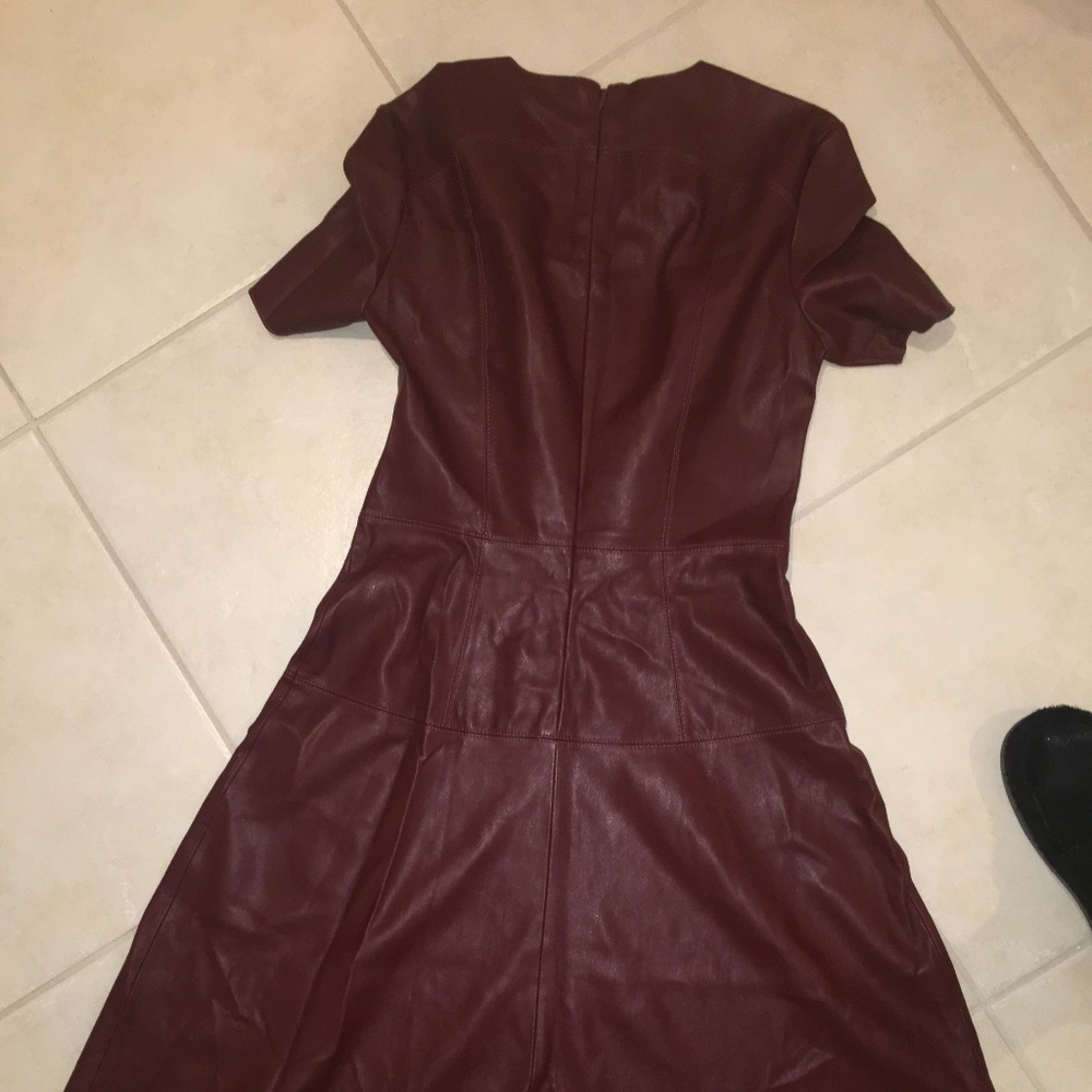 Pleather Dress
